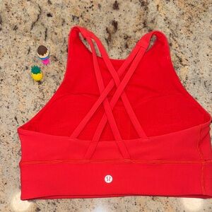 lululemon athletica Vibrant Red Sports Bra